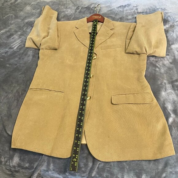 Daniel Gray Men's Blazer Jacket 42L Beige Corduroy Sport Coat SK Vintage Classic - Picture 9 of 16